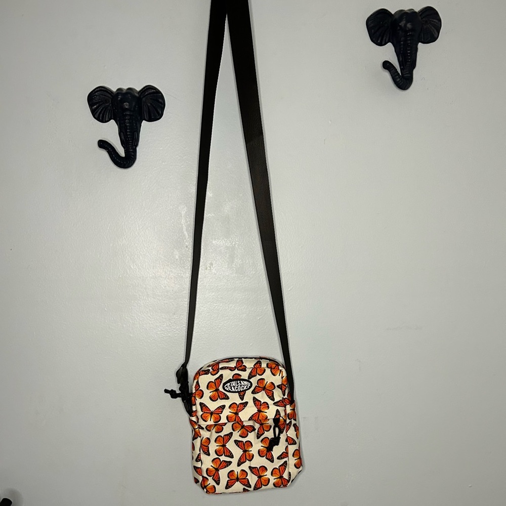 Petals and Peacocks Crossbody Bag